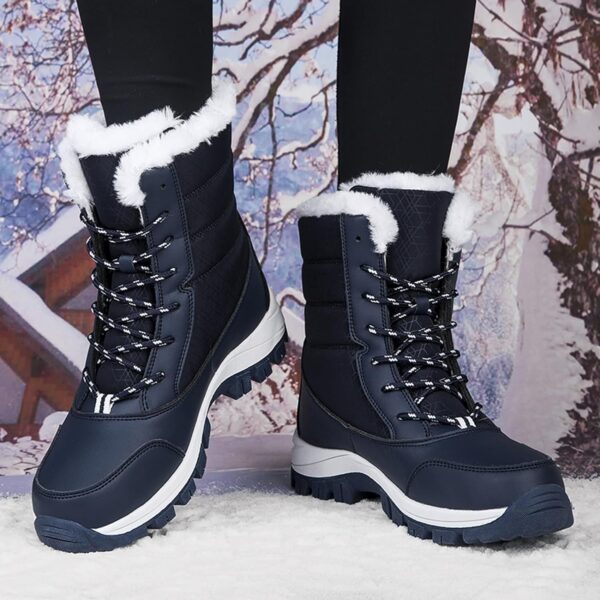 Snow Boots - Velvet and Cotton - Women