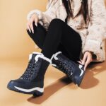 Snow Boots - Velvet and Cotton - Women