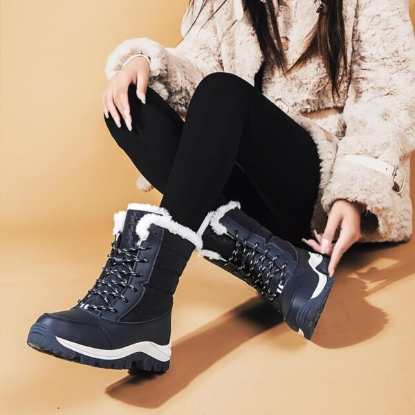 Snow Boots - Velvet and Cotton - Women