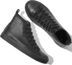 Men’s Black High Top Leather Sneakers